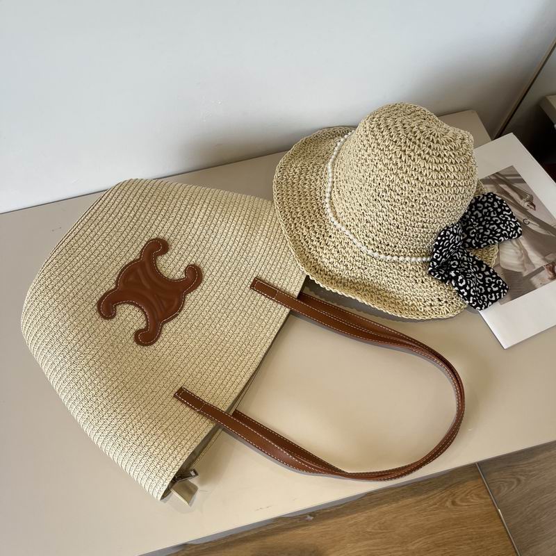 Celine beach bag & hat dx12